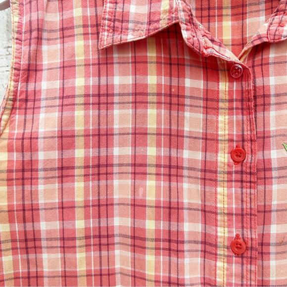 Vintage 1990's Looney Tunes Tweety Bird Embroidered Blouse Sz 14W 16W - Picture 3 of 6